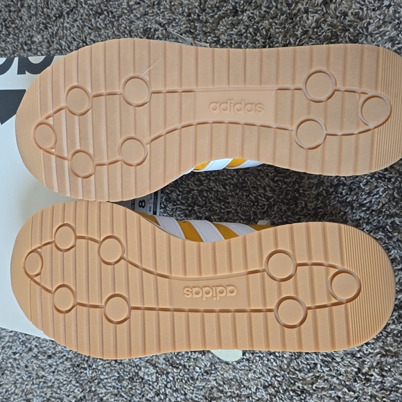 Adidas Gold and White Running Shoes - Picture 10 of 10